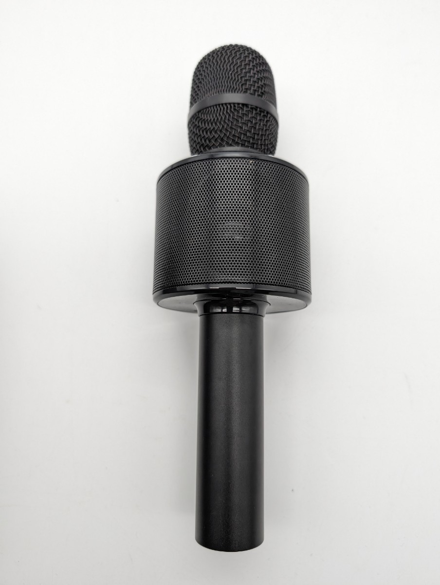 美品 Q37 ワイヤレス カラオケマイク & HiFiスピーカー Bluetooth ワイヤレスマイク WIRELESS Microphone ＆ HiFi Speaker ブラック 黒_画像3
