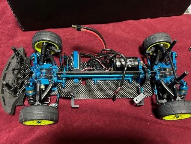 TAMIYA TB EVO.8シャーシキット　モーター アンプ サーボ付き_画像3