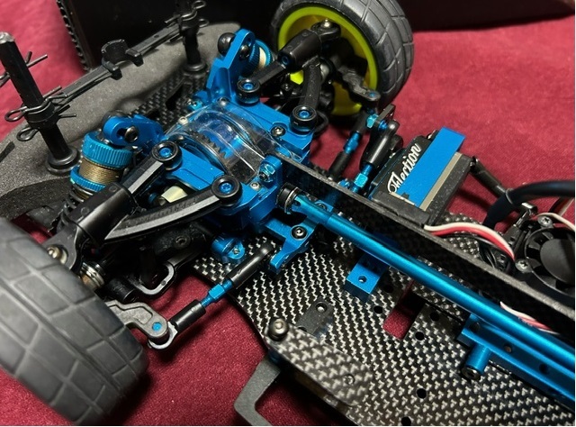 TAMIYA TB EVO.8シャーシキット　モーター アンプ サーボ付き_画像5