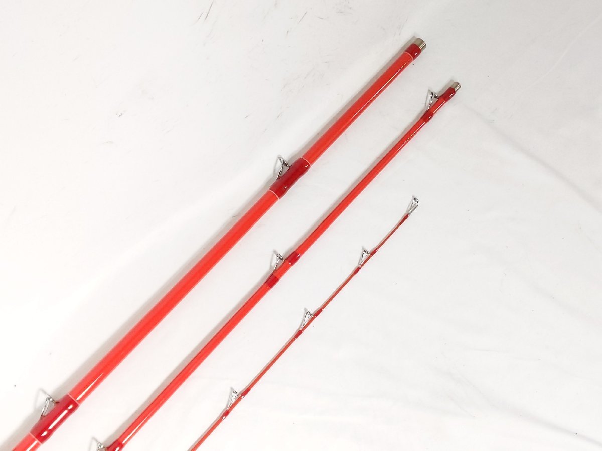 管80982)希少 未使用保管品 釣武者 初代 赤鬼 545 石鯛竿 管80982)希少 未使用保管品 釣武者 初代 赤鬼 545 石鯛竿