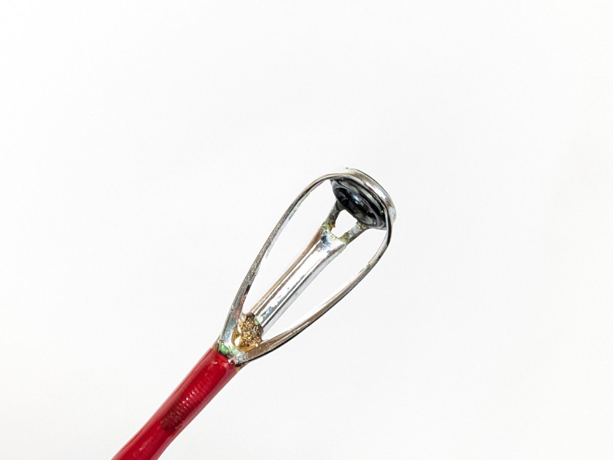 管81666)希少 良品 釣武者 初代 赤鬼 545 石鯛竿 イシダイ 並継 管81666)希少 良品 釣武者 初代 赤鬼 545 石鯛竿 イシダイ 並継