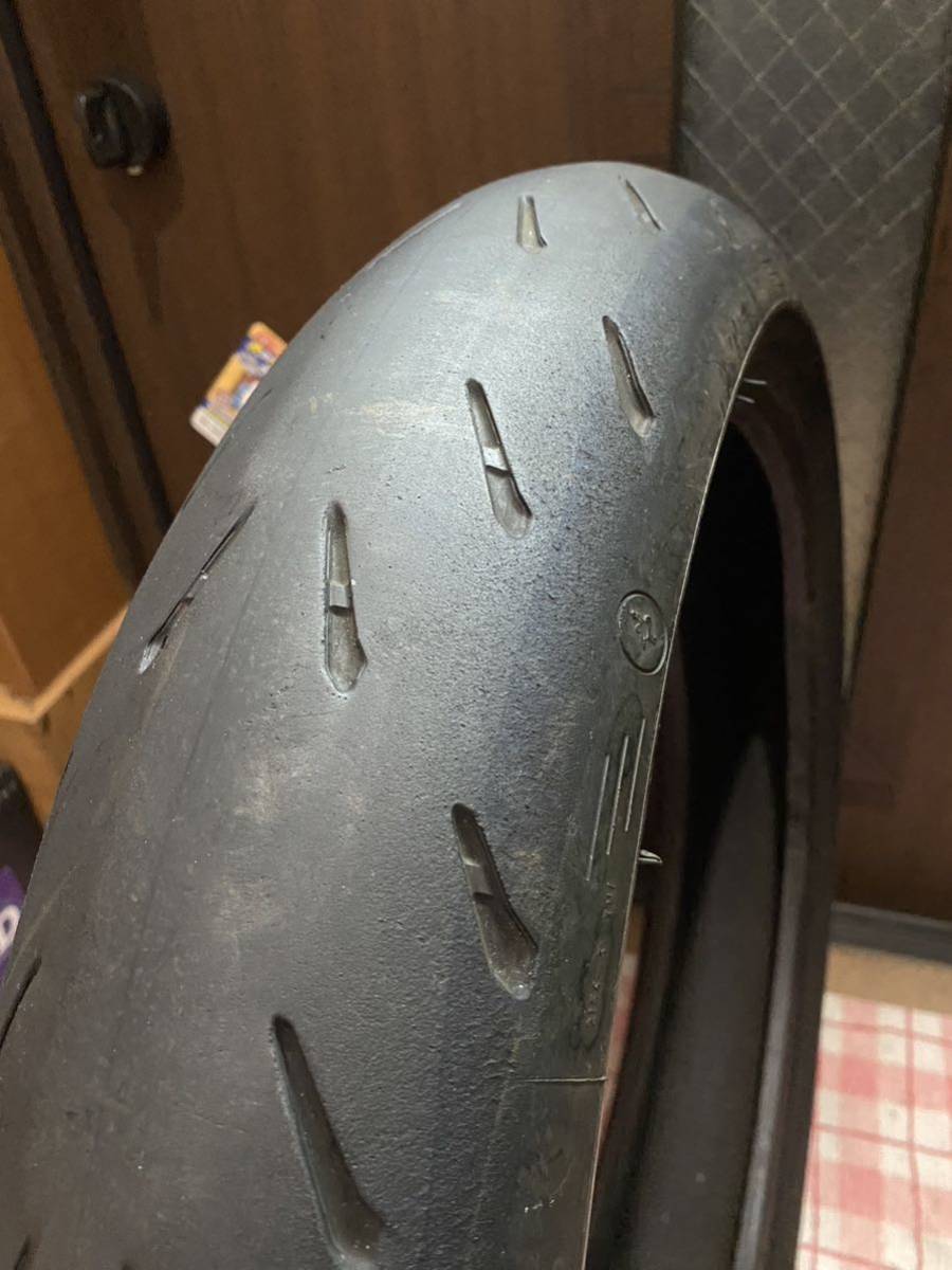 中古MCタイヤ 2021年製造 MICHELIN 2CT power GP 120/70ZR17 ミシュラン パワー 120 70 17 1921 K4634の画像2