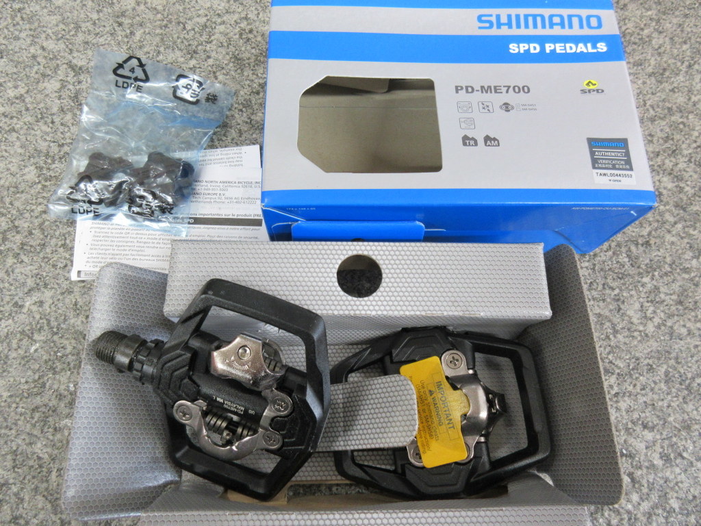 Shimano SPDペダル PD-ME700　クリートSH51付属　未使用品_画像1