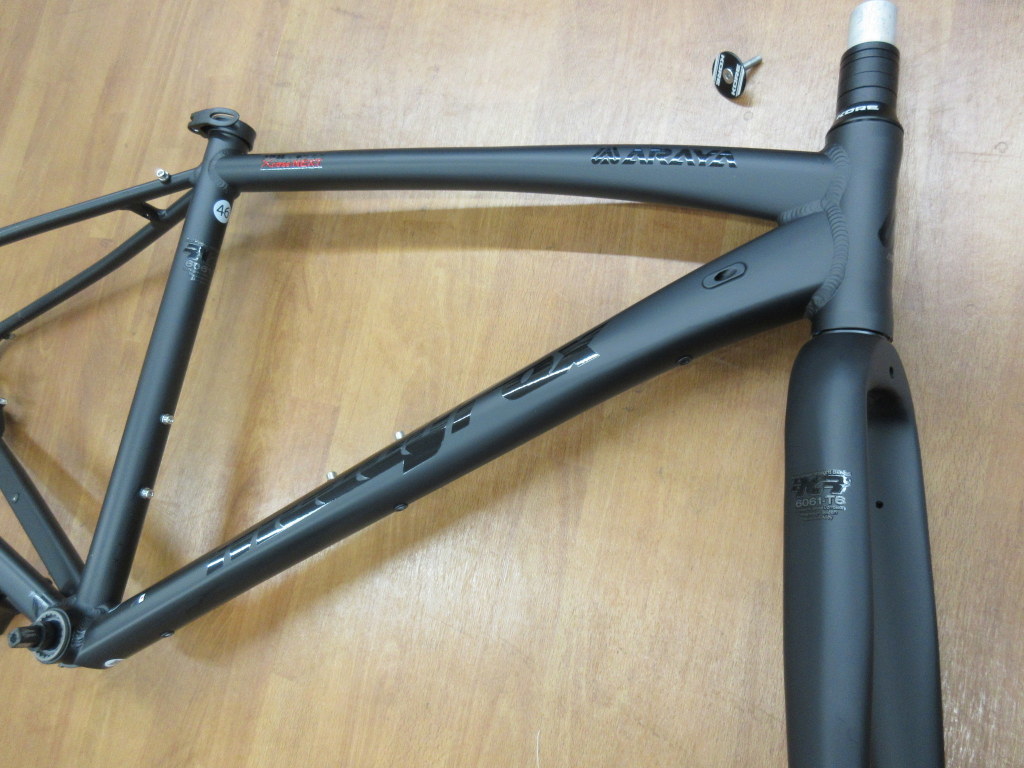 alayaMuddyFox MFX-N 46cm size mat black 700C cross bike / aluminium frame / disk B exclusive use unrunning goods 