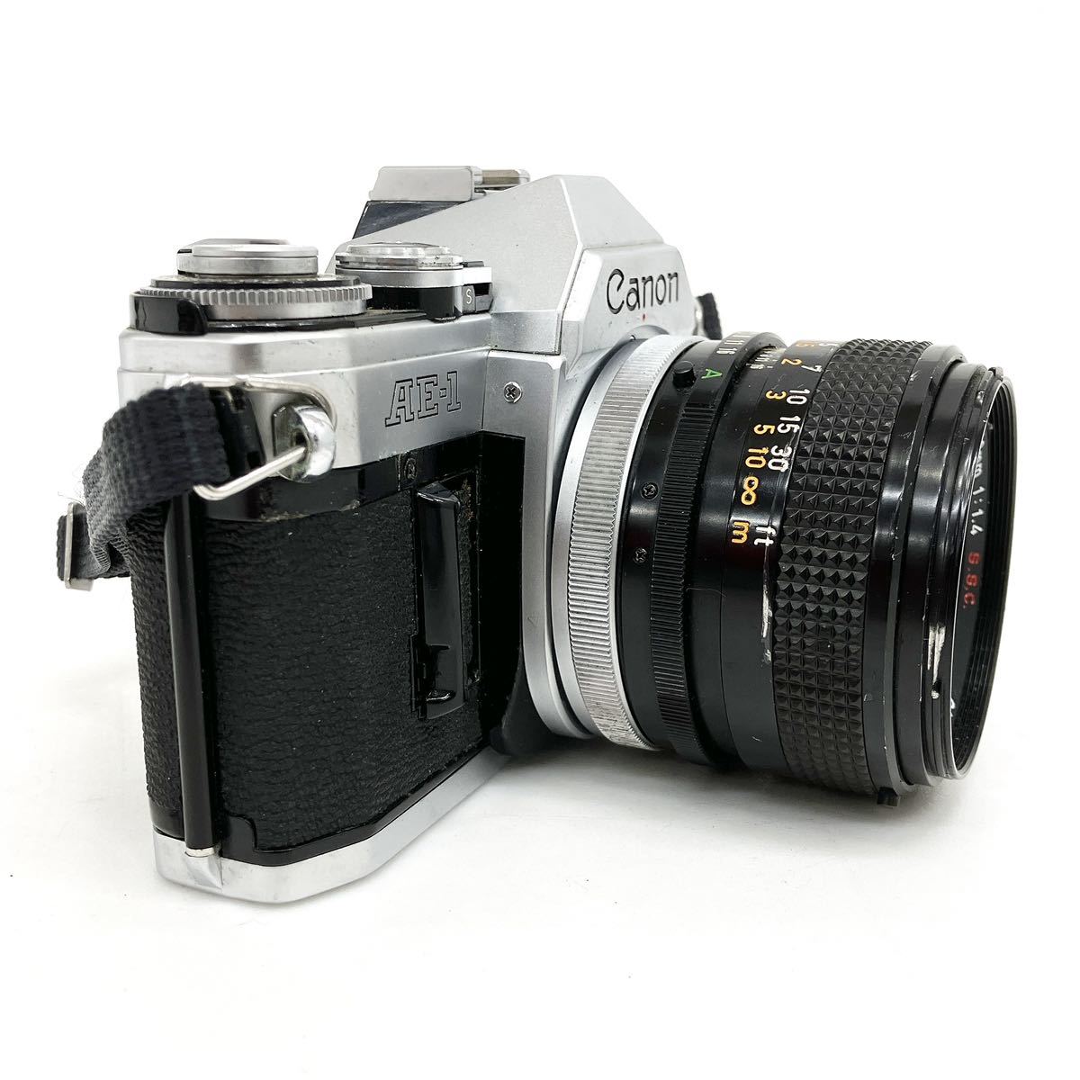 Canon AE-1 FD 50mm 1:1.4 シルバーボディ フィルムカメラ alp梅0217_画像2
