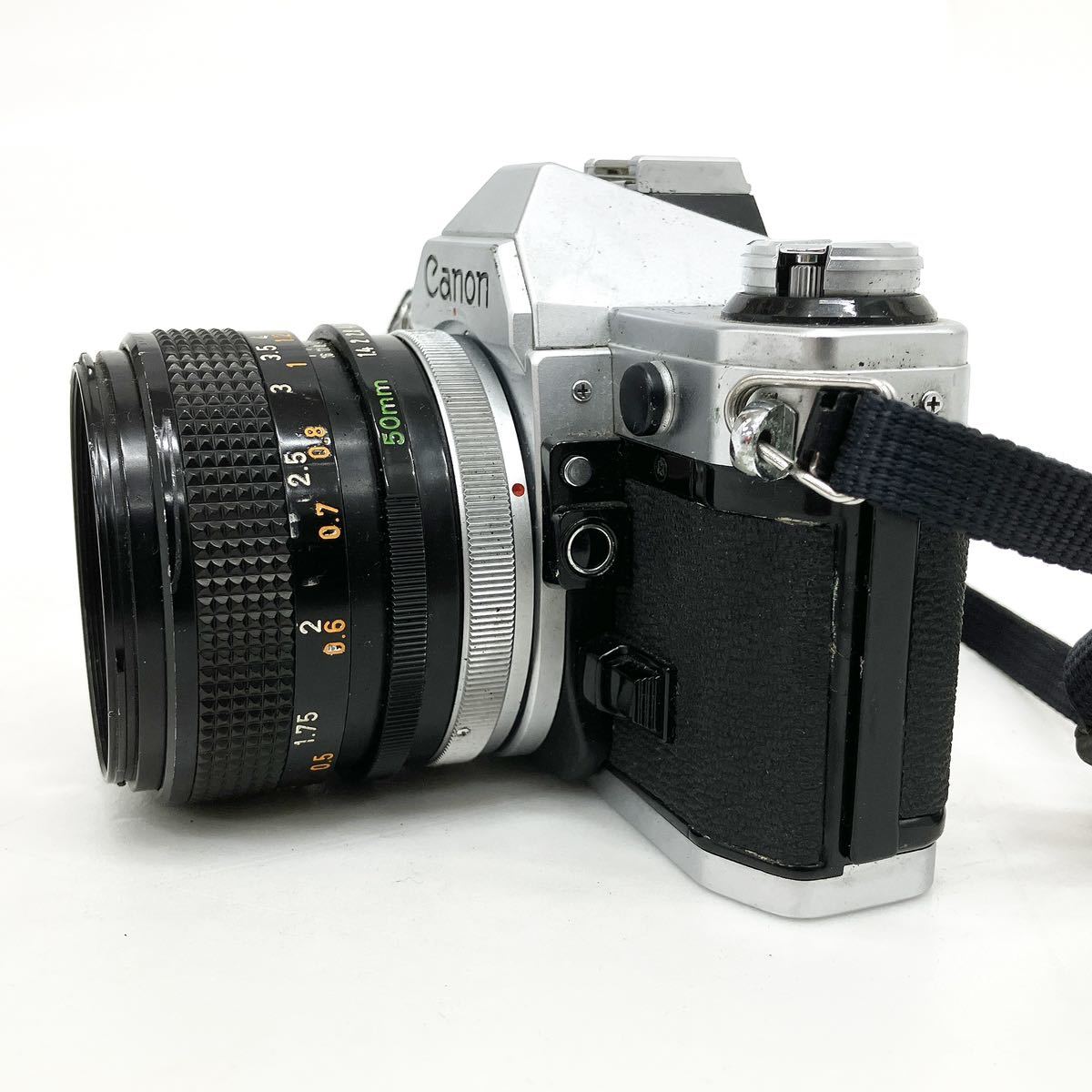 Canon AE-1 FD 50mm 1:1.4 シルバーボディ フィルムカメラ alp梅0217_画像3