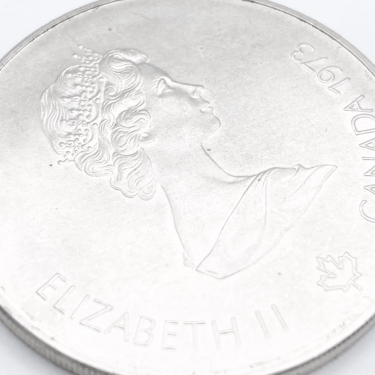 モントリオールオリンピック 5ドル銀貨 カナダ 記念硬貨 シルバー 1976年 コイン 通貨 約24g alp古0214_画像4