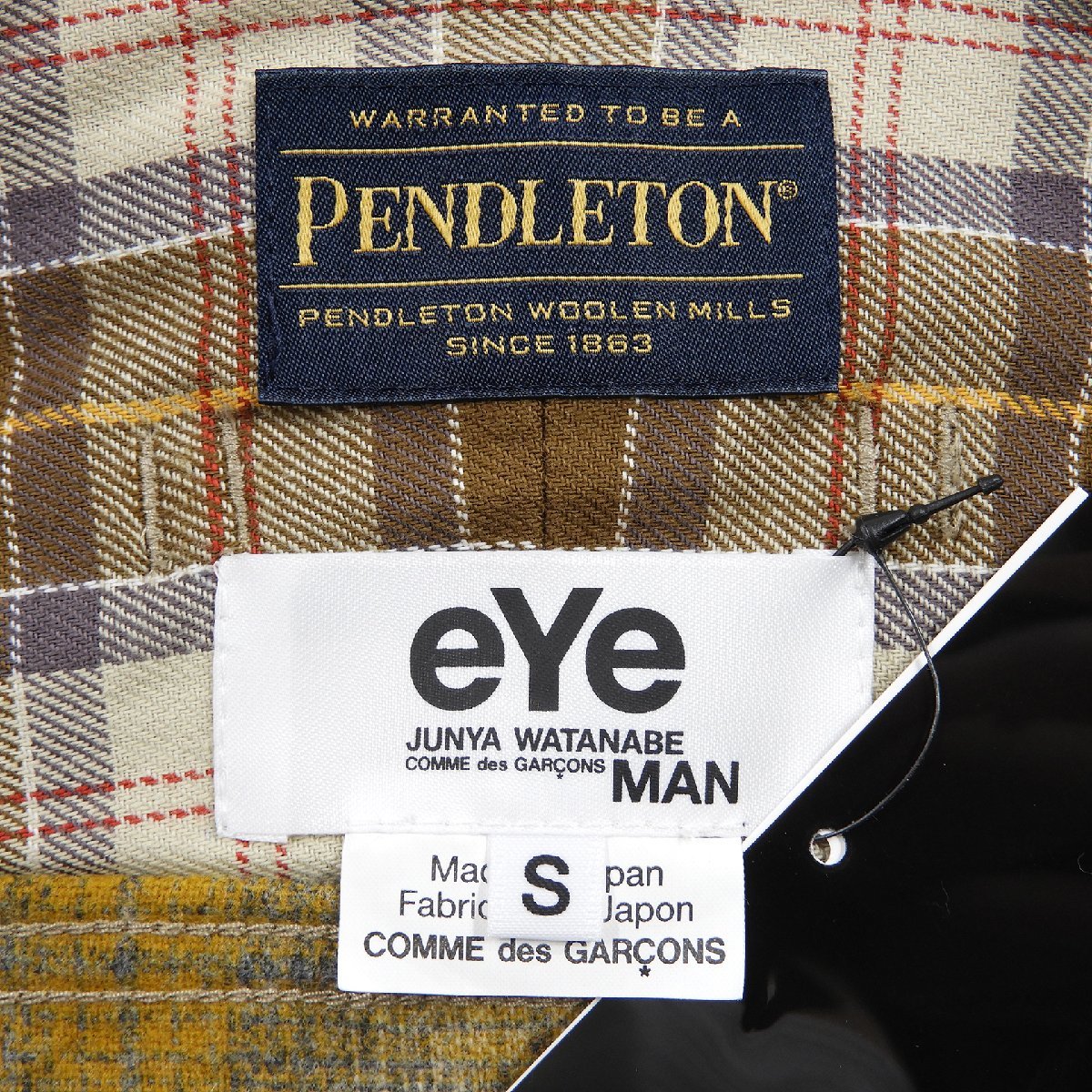 未使用 eYe JUNYA WATANABE MAN × ペンドルトン WH-B902 ウールシャツ #14674 ジュンヤワタナベマン PENDLETON フランネル コラボ