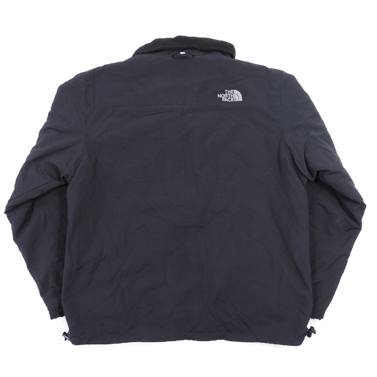 THE NORTH FACE ノースフェイス リバーシブル ジャケット ブラック size XXL #15196 ブルゾン ナイロン フリース_画像2