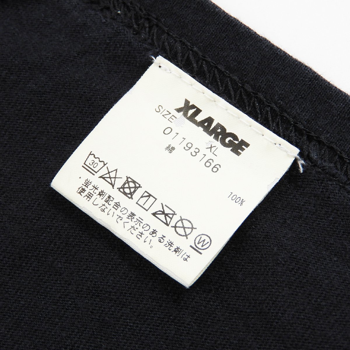 XLARGE エクストララージ 長袖Tシャツ ブラック Size XL #15810 アメカジ ストリート Tee_画像5
