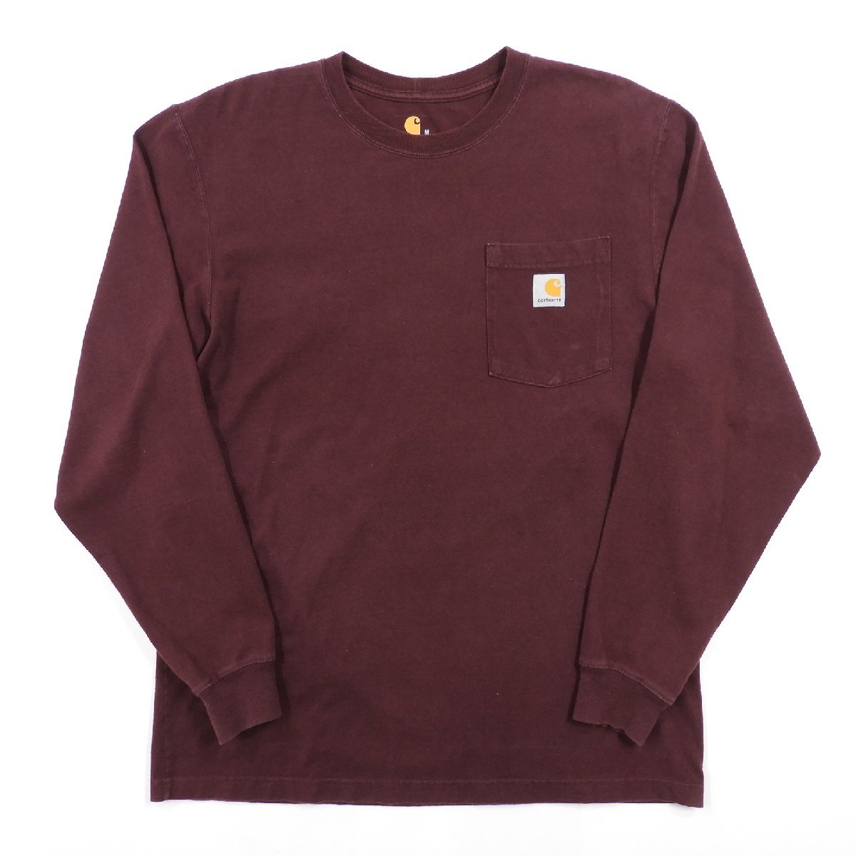 Carhartt カーハート 長袖 Tシャツ K126-PRT size M #15838 ロンT コットン アメカジ トップス_画像1