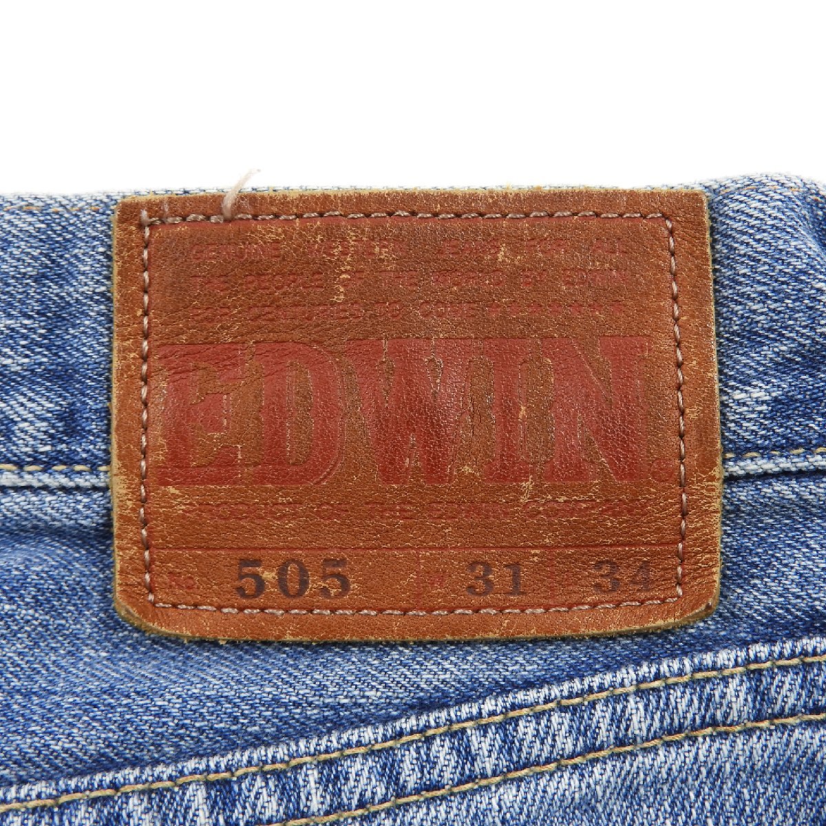 EDWIN 1505 Denim pants wide strut size 31 #15842 jeans American Casual Edwin 