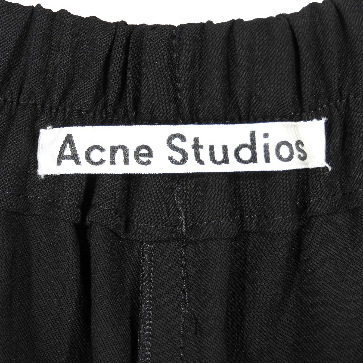 ACNE STUDIOS MISELA TWILL PSS18 ワイドパンツ キュロット パンツ ブラック #16136 送料360円 レディース アクネストゥディオズ_画像3