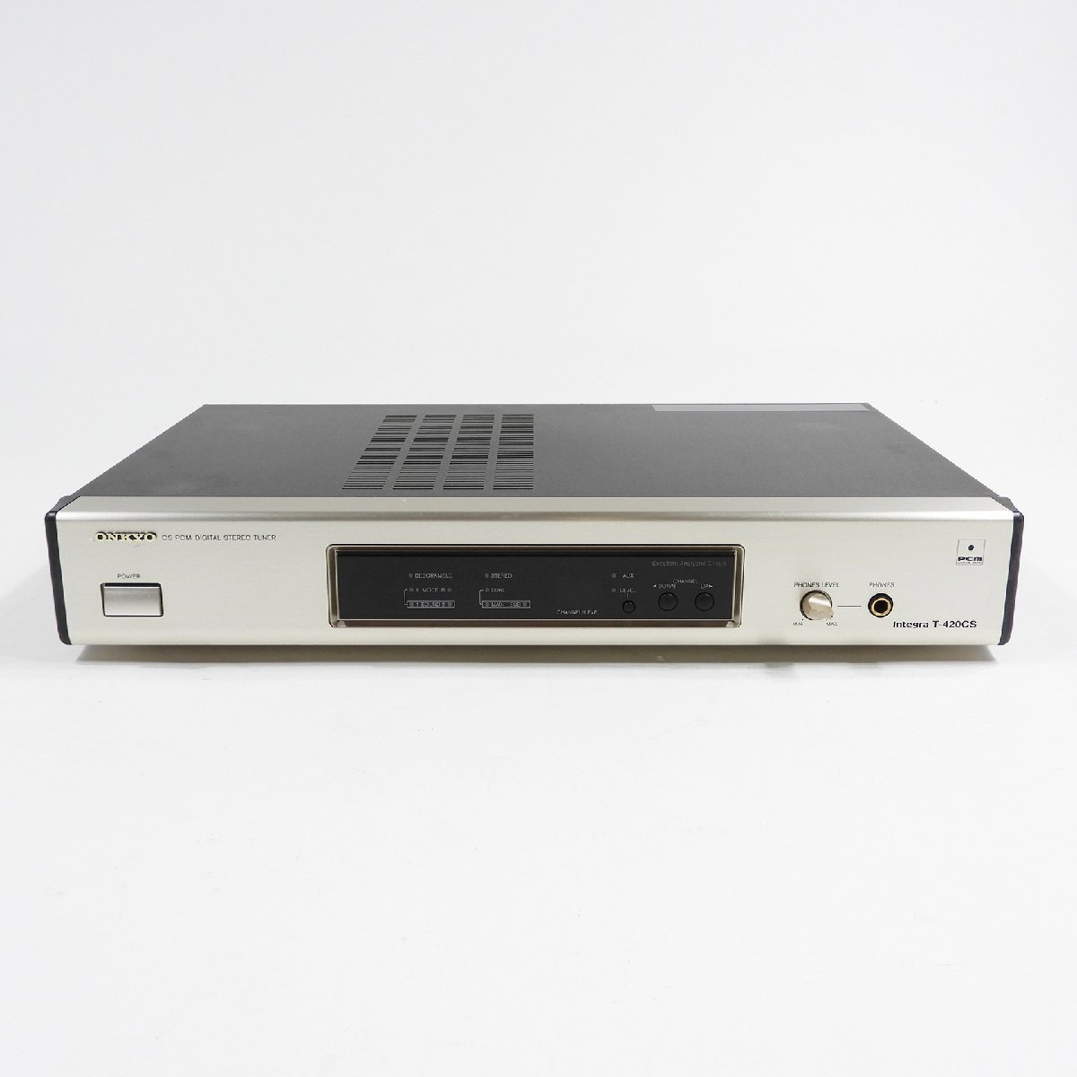 ONKYO デジタル CSチューナー Integra T-420CS ジャンク #16548 映像機器_画像2