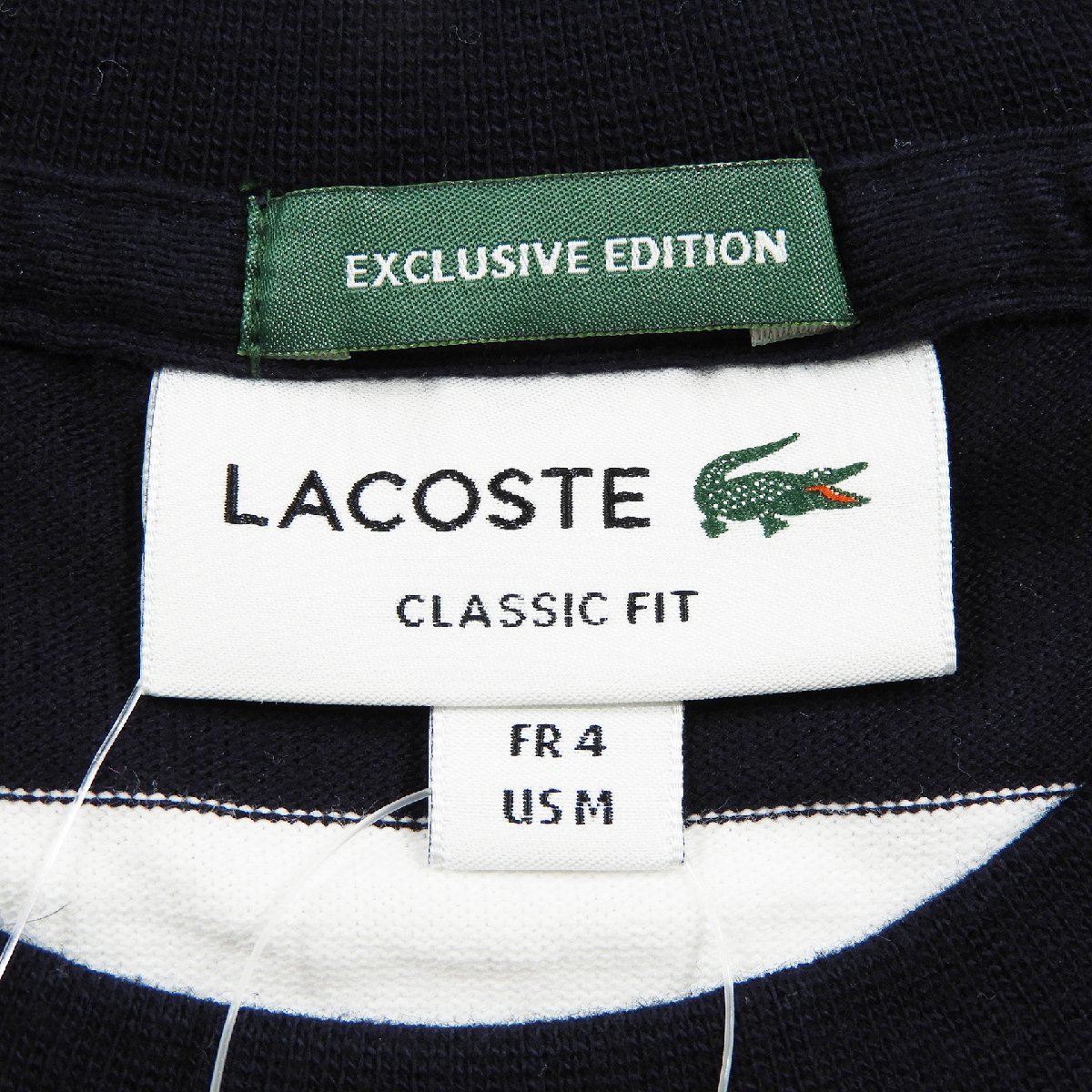 未使用 LACOSTE ラコステ × BEAMS ビームス ボーター Tシャツ size 4 #16898 送料360円 トップス コットン_画像3