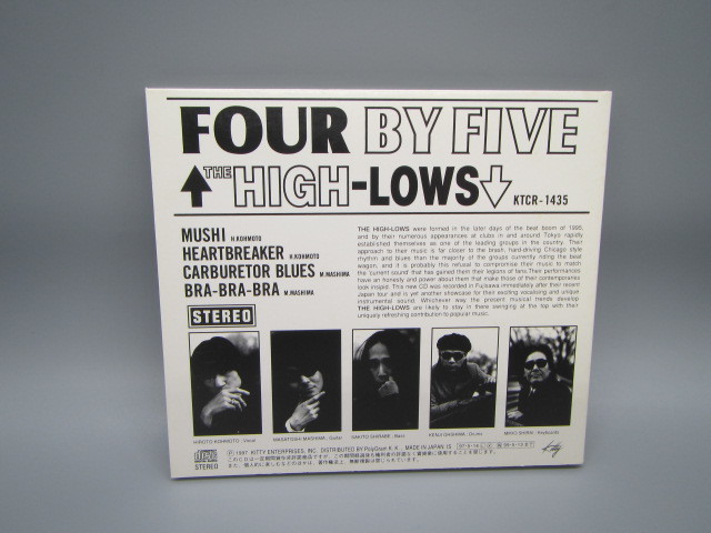 THE HIGH-LOWS/ハイロウズ【4×5(FOUR BY FIVE)】