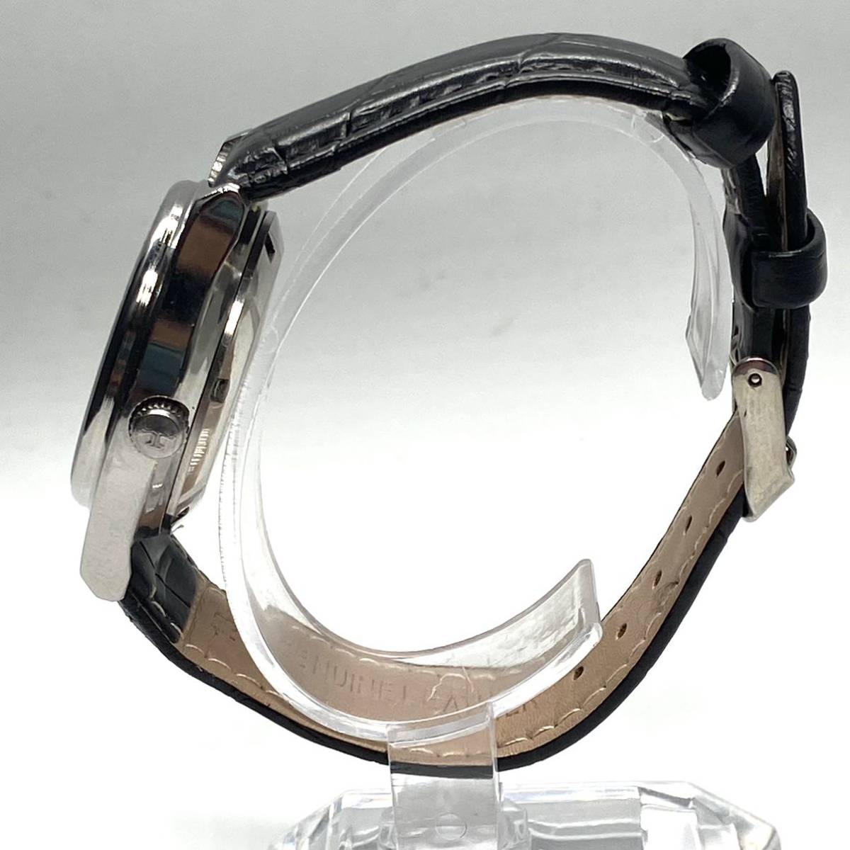 ●動作良好! ★極美品 ジャガールクルト jaeger le coultre自動巻き デイト メンズ アンティーク ビンテージ ウォッチ 腕時計 即納 e3の画像5