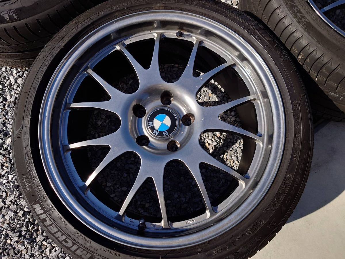 送料無料 BMW 19インチ アルミホイール ミシュラン 245 /40 R19 タイヤ山 2〜4分 タイヤ セット まとめ 5穴_画像2