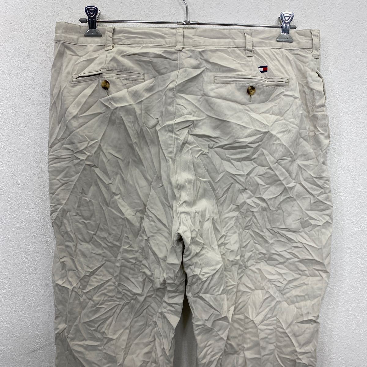 中古 古着 TOMMY HILFIGER チノパンツ W38 トミーヒルフィガー ビッグサイズ ホワイト 古着卸 アメリカ仕入 2401-837_画像5