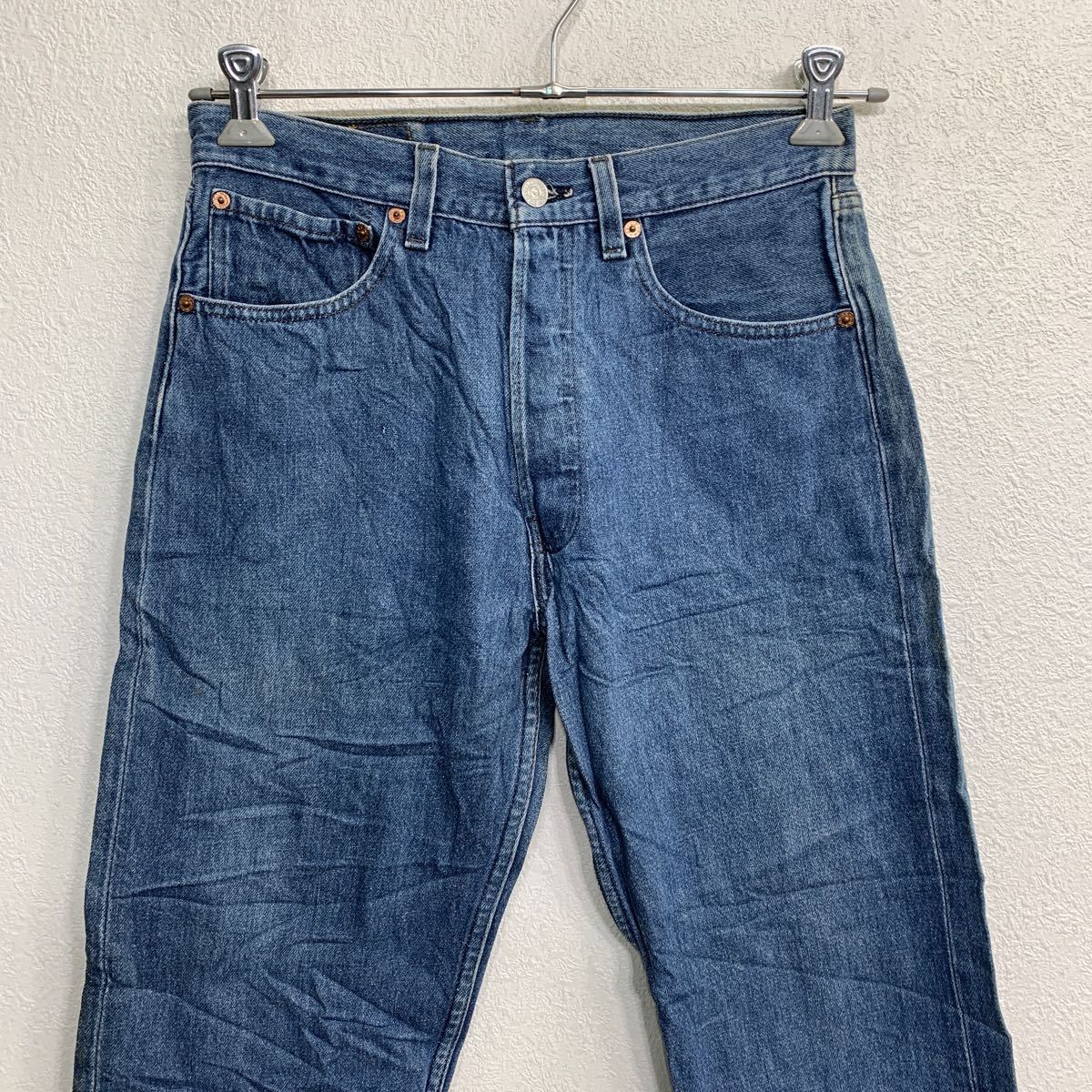 中古 古着 Levi's 501 デニムパンツ W31 リーバイス ボタンフライ ブルー コットン USA製 古着卸 アメリカ 2402-634_画像2