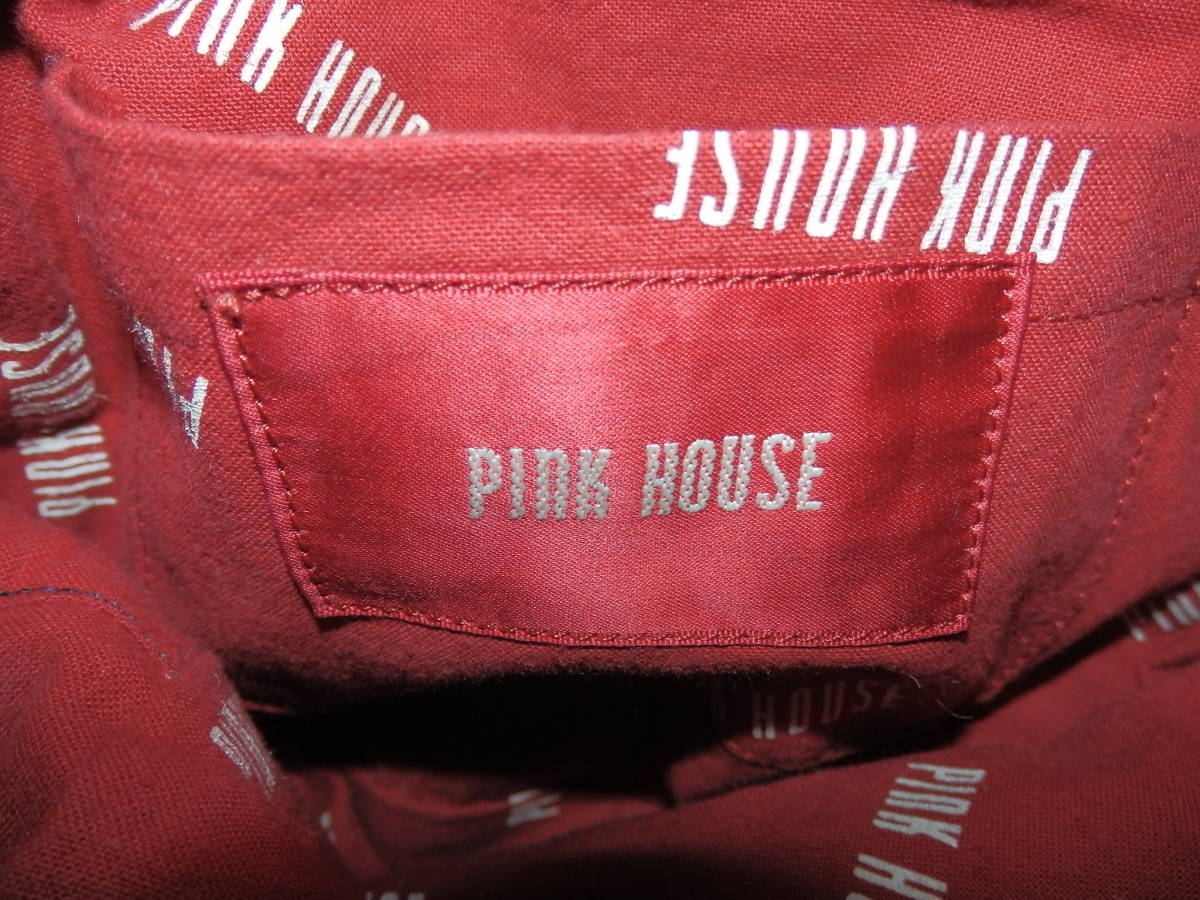 USED品★PINK HOUSE ピンクハウス デニム ミニショルダーバッグ ネイビー_画像5