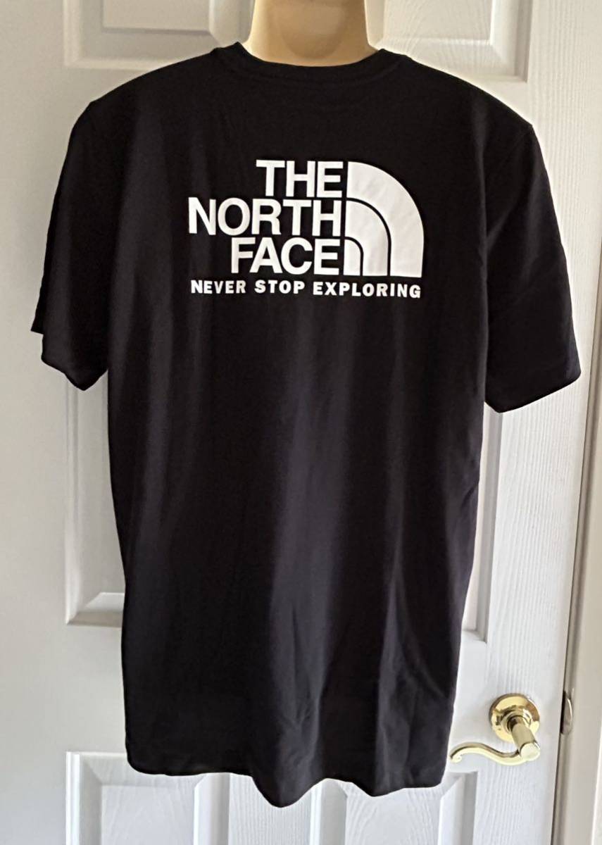 【送料無料】新品ノースフェイス THE NORTH FACE メンズ バックプリント Tシャツ 黒 L【日本サイズL～LL位】 正規品 クールネック Aの画像3