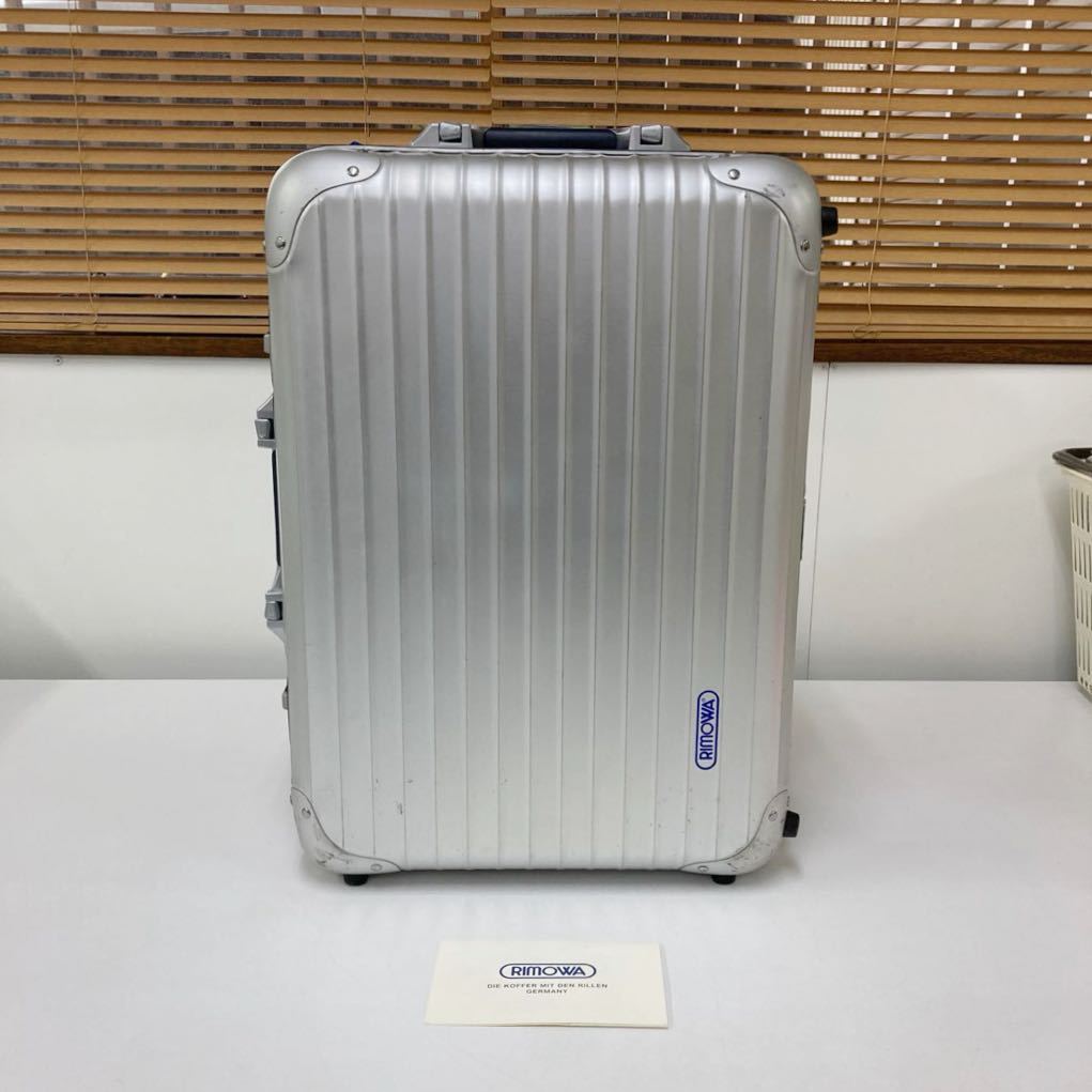 ★1円〜 RIMOWA リモワ スーツケース シルバー キャビントロリー アルミニウム No.6122 売り切り！_画像1