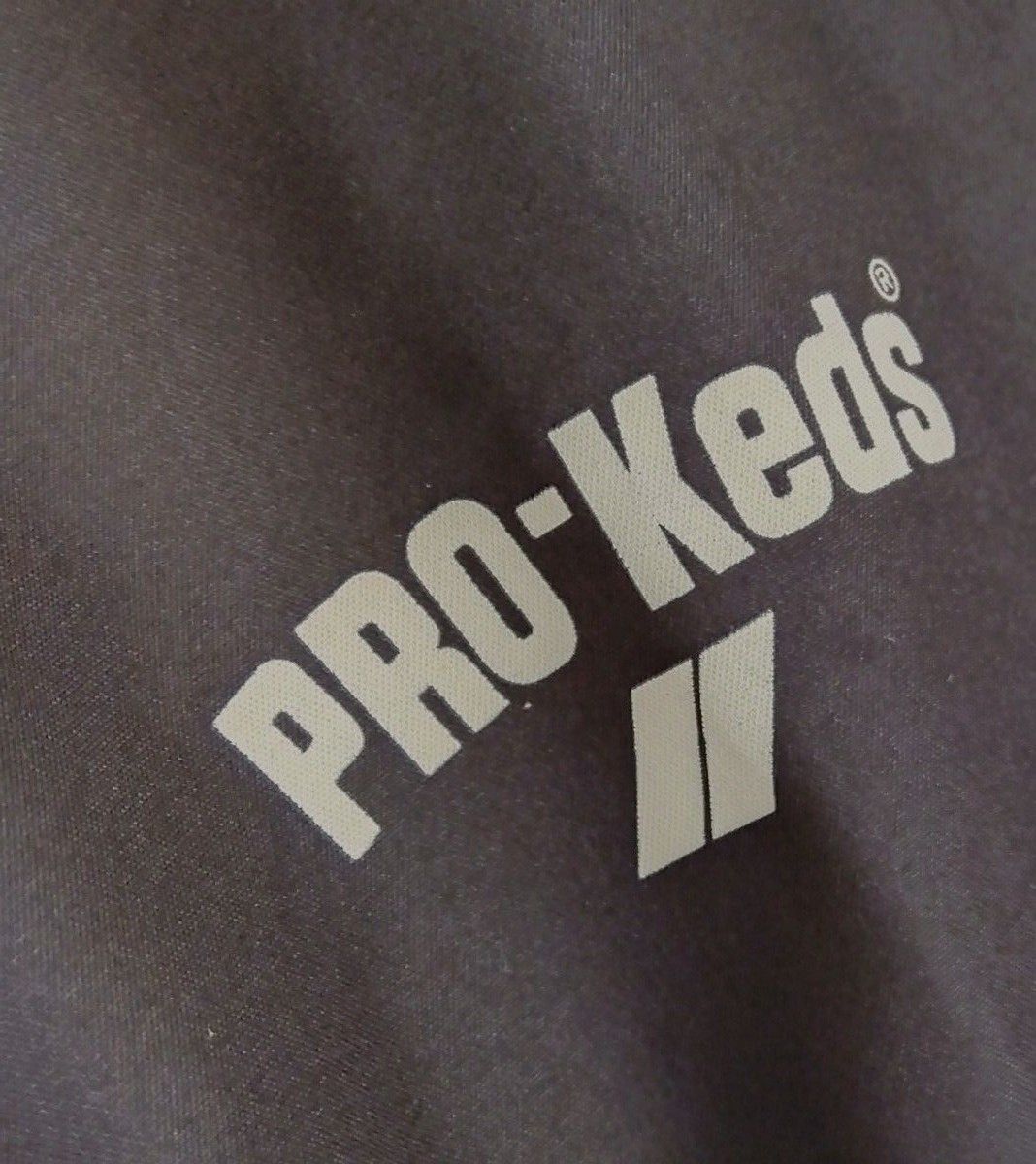 PRO-Keds プロケッズ 美品PRO-KEDS 裏起毛中綿ブルゾン ボアフード 黒 防寒 暴風　プロケッズベンチコート LL