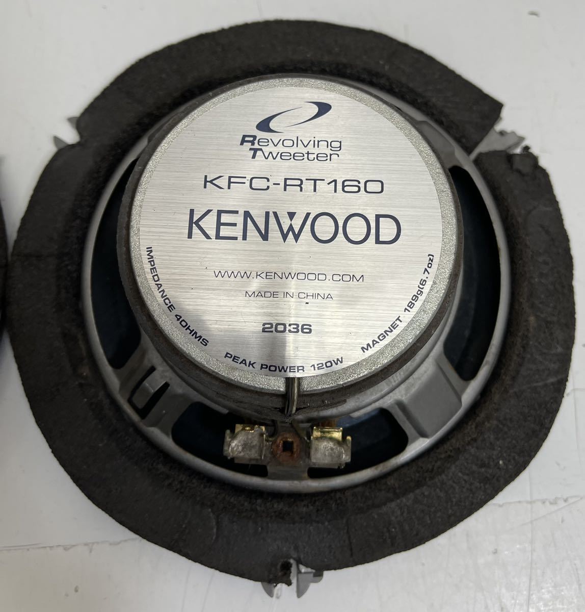 KENWOOD ケンウッド スピーカー KFC-RT160 120W 16CMタイプ(C53)の画像5
