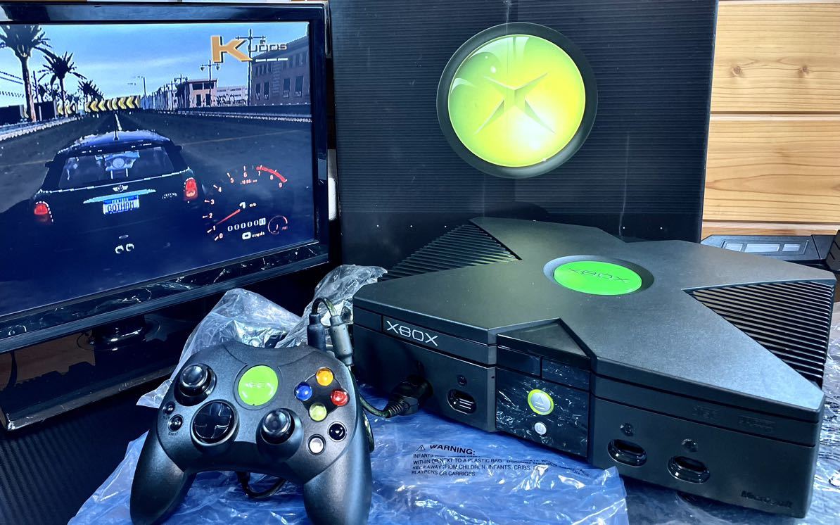  бесплатная доставка прекрасный товар рабочий товар retro игра XBOX первое поколение корпус Microsoft Microsoft Xbox Original / Classic коробка мнение есть 