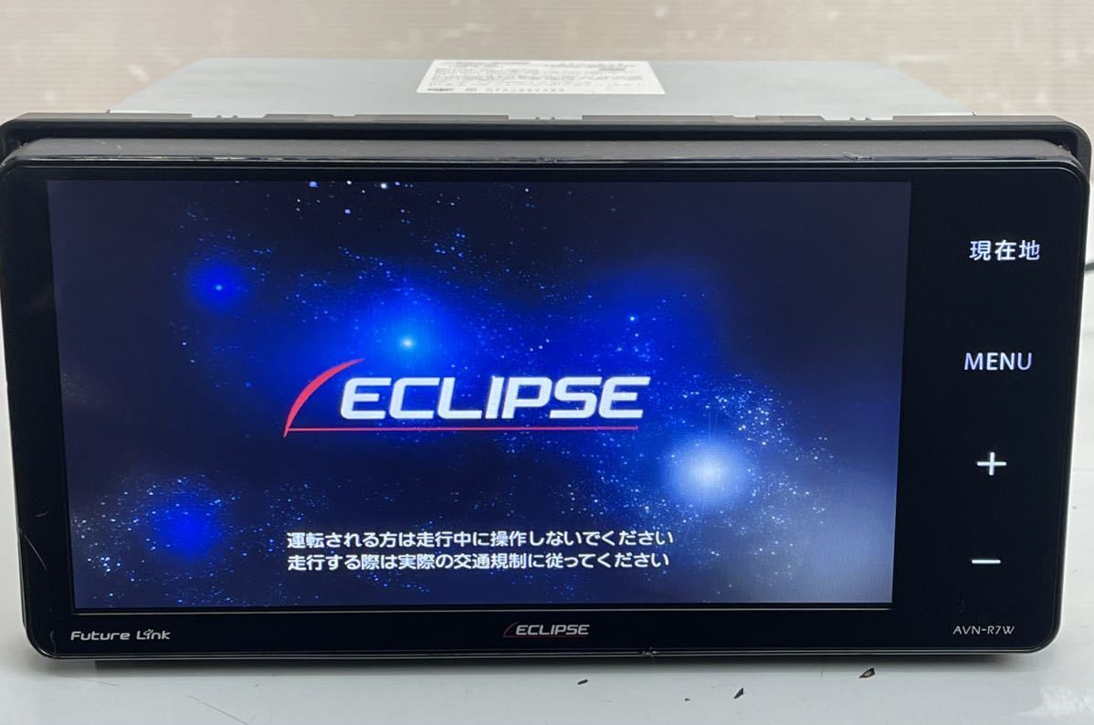 動作品 Eclipse イクリプス AVN-R7W SDナビ2016年地図/TV/DVD/CD/MP3/SD/Bluetooth/USB/iPod/Wi-Fi