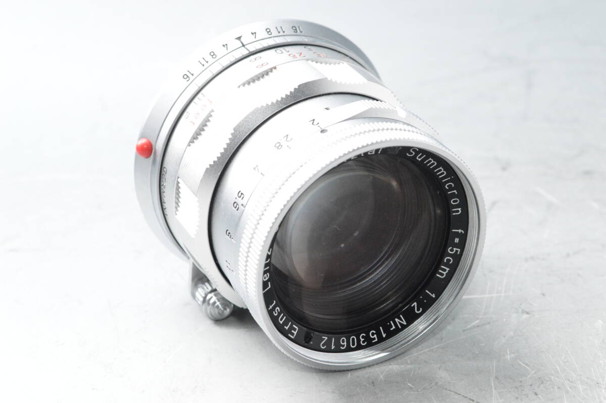 #a1275【外観美品】 Leica ライカ ズミクロン M50mm F2 固定鏡筒 後期_画像2