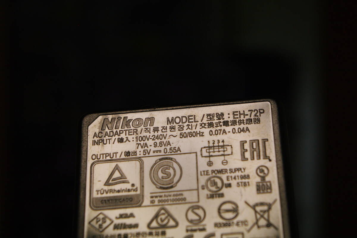 Nikon ニコン ACアダプター 充電器 EH-72P ■JHC6_画像2