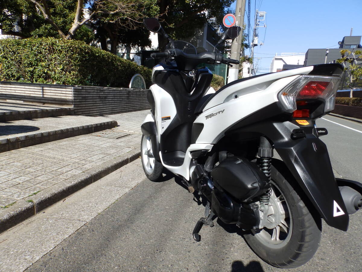 * side car attaching registration free!* four wheel . exemption OK!toli City 125 (SE82J) white color series two-tone mileage 6682km key 1 mileage, scratch with little beautiful car! used excellent condition!