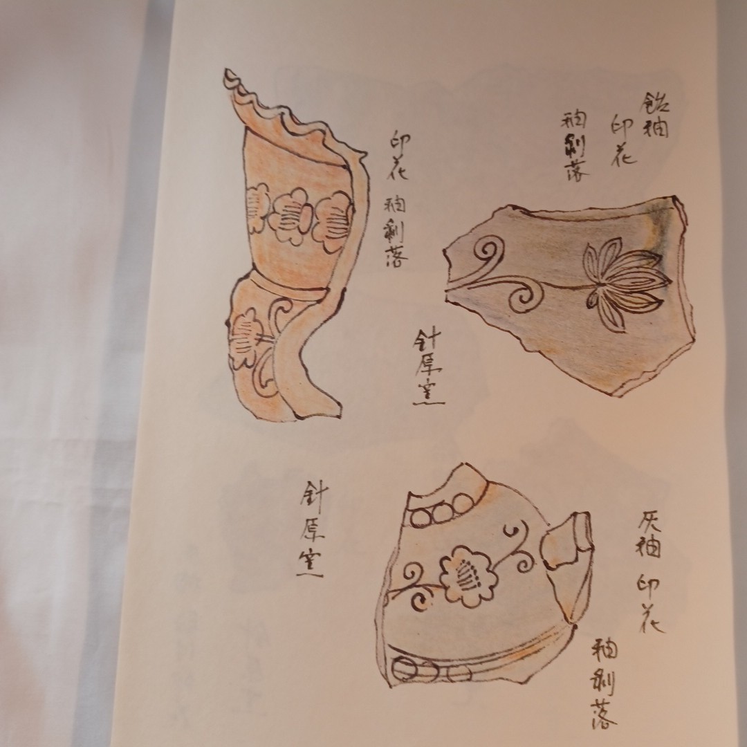 古瀬戸文様手控帖　鈴木八郎　/限定発行500部の希少本　外函入り_画像2