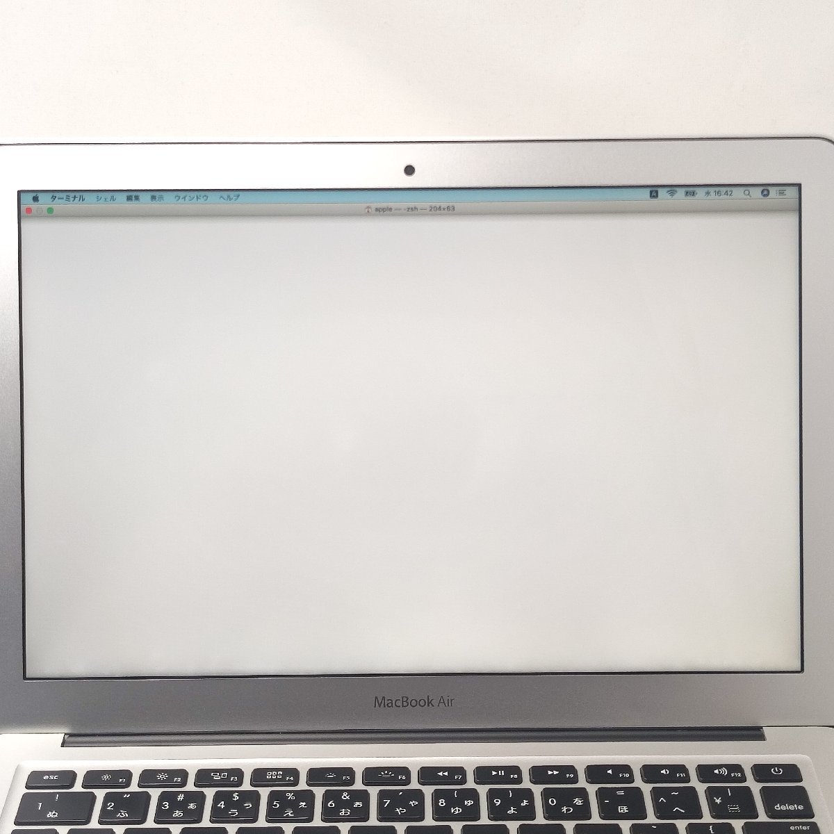 ★MacBook Air★(13-inch, Mid 2012)★Core i5 3427U 1.8GHz★SSD128GB/メモリ4GB★13.3インチ★apple★A1466★ジャンク 2224_画像2