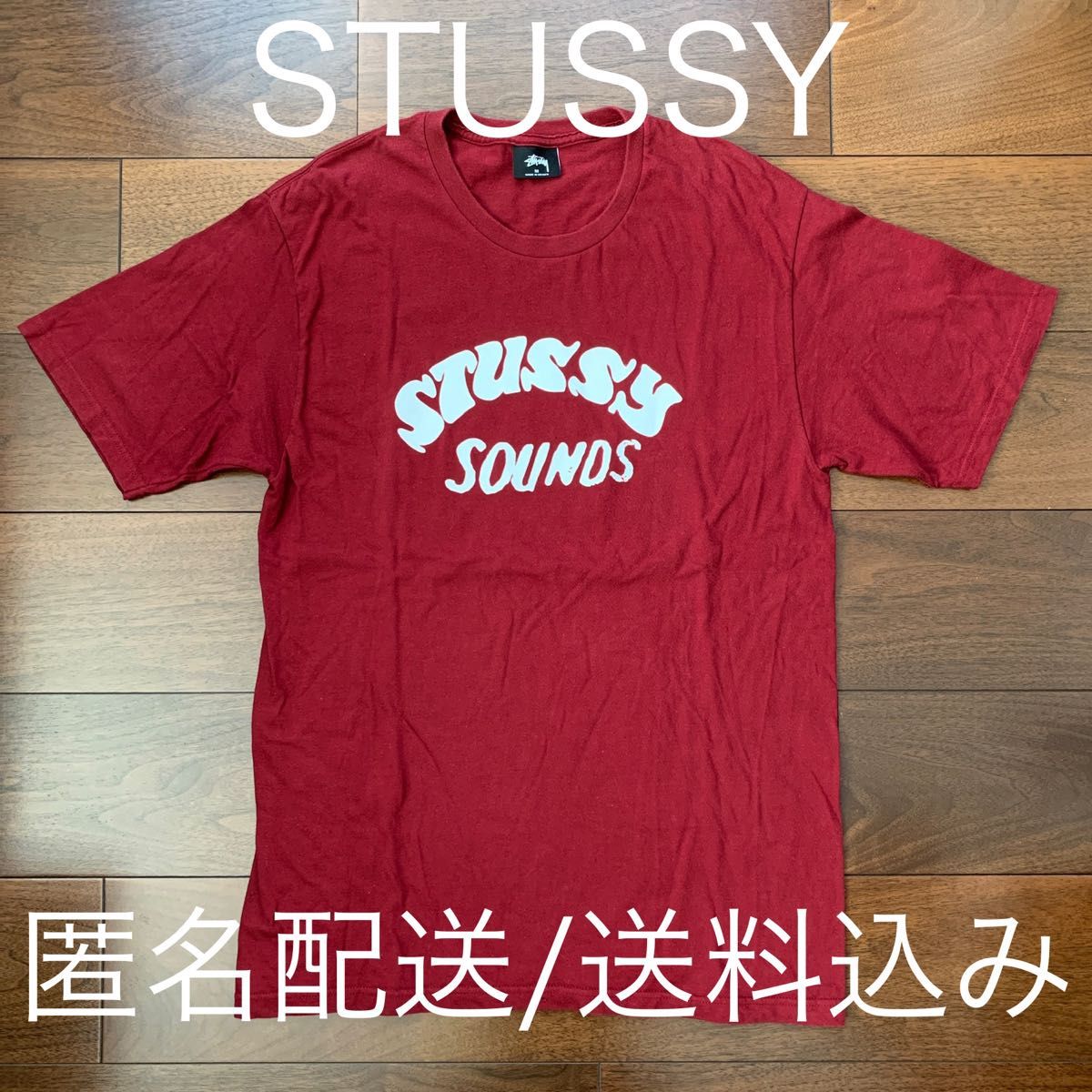 STUSSY ステューシー Tシャツ エンジ ビッグロゴ SS link ラスタ ワールドツアー