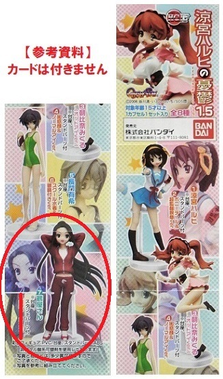  Bandai HGIF Suzumiya Haruhi no Yuutsu 1.5[ Tsuruya san ]* вскрыть товар, карта нет 