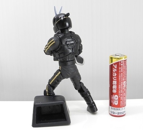 バンダイ 仮面ライダーカブト アクションポーズ「ゼクトルーパー(シャドウバージョン)」 ※開封品、カード無し_画像3