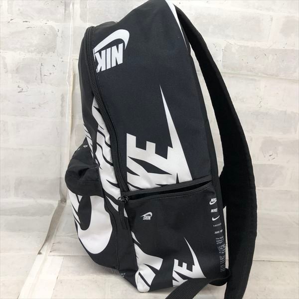 NIKE ナイキ ヘリテージ バックパック リュック 25L ブラック ロゴ MH632024020122_画像4