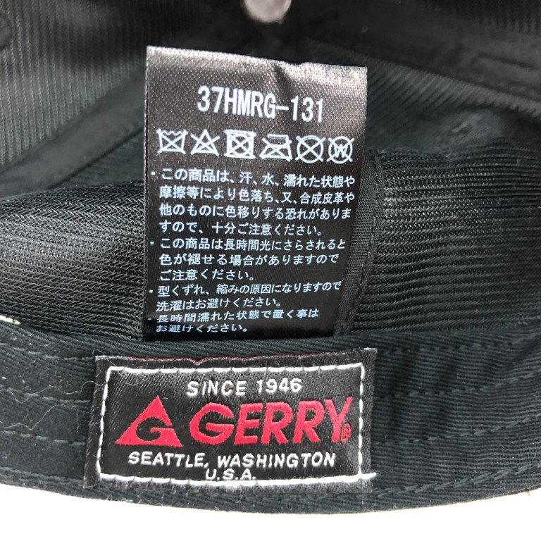 GERRY ジェリー ソフトツバロゴキャップ 帽子 SIZE:FREE ブラック MH632024021207_画像9