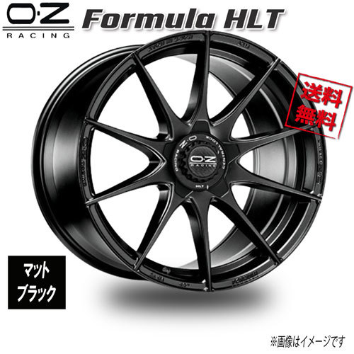 OZレーシング OZ Formula HLT 5H マットブラック 18インチ 5H112 7.5J+50 4本 75 業販4本購入で送料無料_画像1