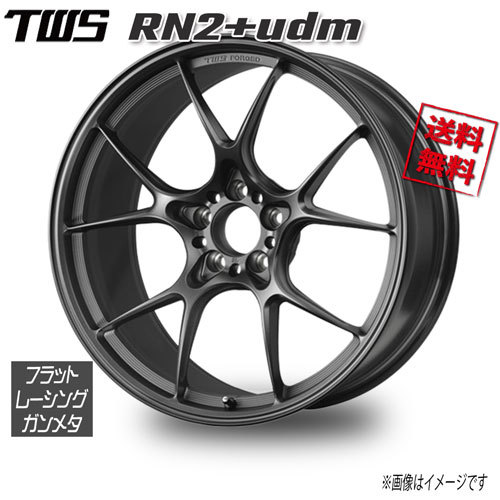 TWS TWS RN2+udm フラットレーシングガンメタ 20インチ 5H114.3 10J+35 1本 66.1 業販4本購入で送料無料_画像1