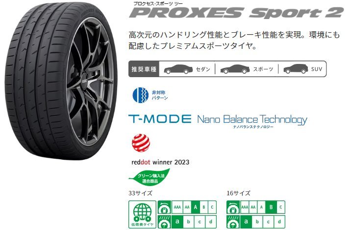 275/35R18 99Y XL 1本 トーヨー PROXES SPORT 2 プロクセス スポーツ_画像2