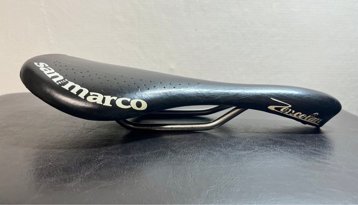 名品 美品 SELLE SAN MARCO ZONCOLAN  サンマルコ ゾンコラン ブラック チタンレール