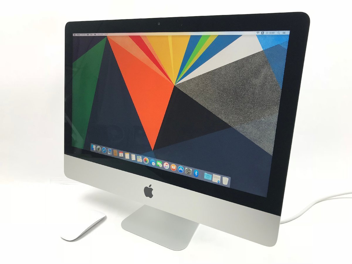 Apple アップル iMac 21.5-inch Late 2015 デスクトップPC FHD i5 2.8GHz 16GB HDD1TB マウス 電源コード付属 1円～ YD02015N_画像1