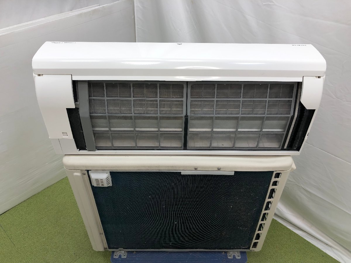 日立 HITACHI 白くまくん エアコン RAS-WM25GE5 おもに8畳用 2.5kW 7～10畳 くらしカメラ 室温ウォッチ機能 暖房 2017年製 d01124S_画像4