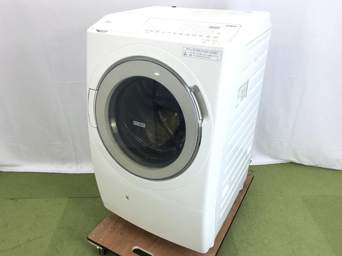 2023年製 美品 HITACHI 日立 ビッグドラム ドラム式洗濯乾燥機 BD-SV120HL 左開き 洗濯12kg 乾燥6kg 洗剤 柔軟剤 自動投入 TD02018S_画像1
