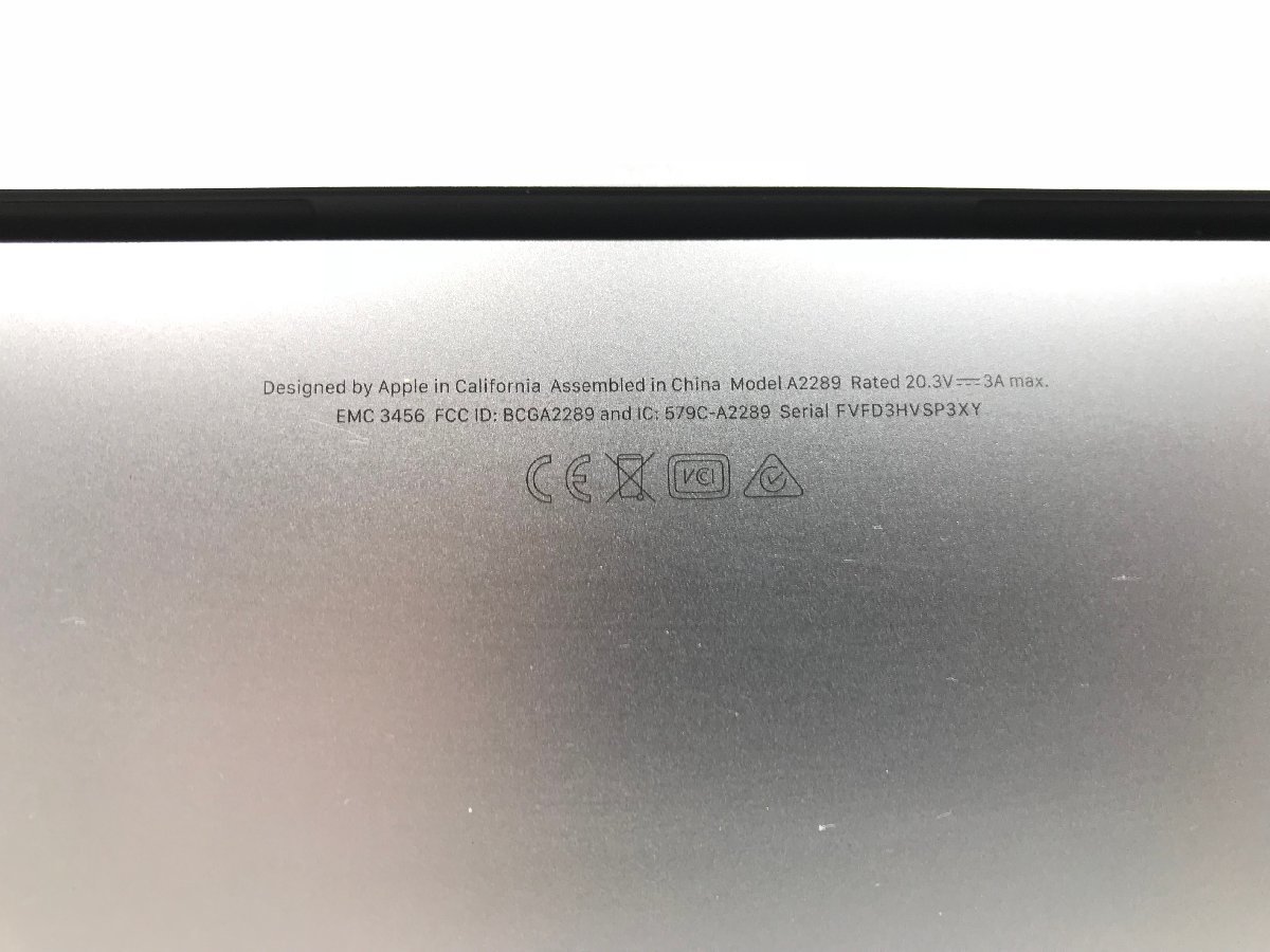 Apple アップル MacBook Pro 13-inch 2020 Thunderbolt 3ポートx 2 ノートPC ジャンク品 1円～　Y02063S_画像8