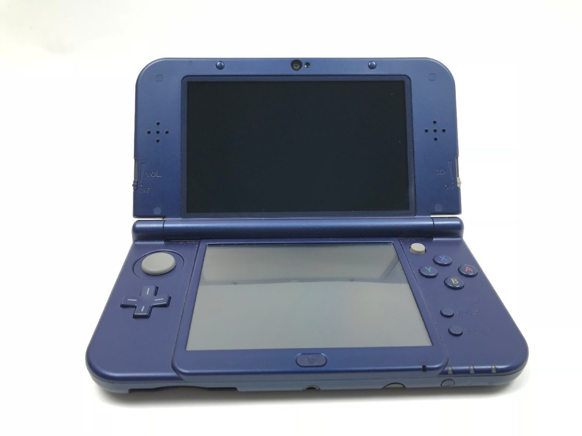 Nintendo 任天堂 Newニンテンドー3DS LL 4.88型 携帯ゲーム機 オンライン対応 3Dブレ防止機能 RED-001 メタリックブルー Y02115MA_画像1